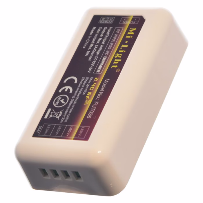 Miboxer FUT036 Controler 2.4GHz RF pentru banda LED Monocolor 1 Canal 10A - imagine 3