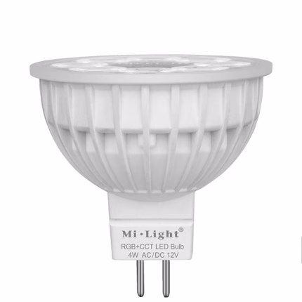 MiBoxer FUT104 Bec LED MR16 4W RGB+CCT