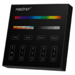 MiBoxer B4-B Telecomanda Panou 4 Zone RGB + CCT, Negru